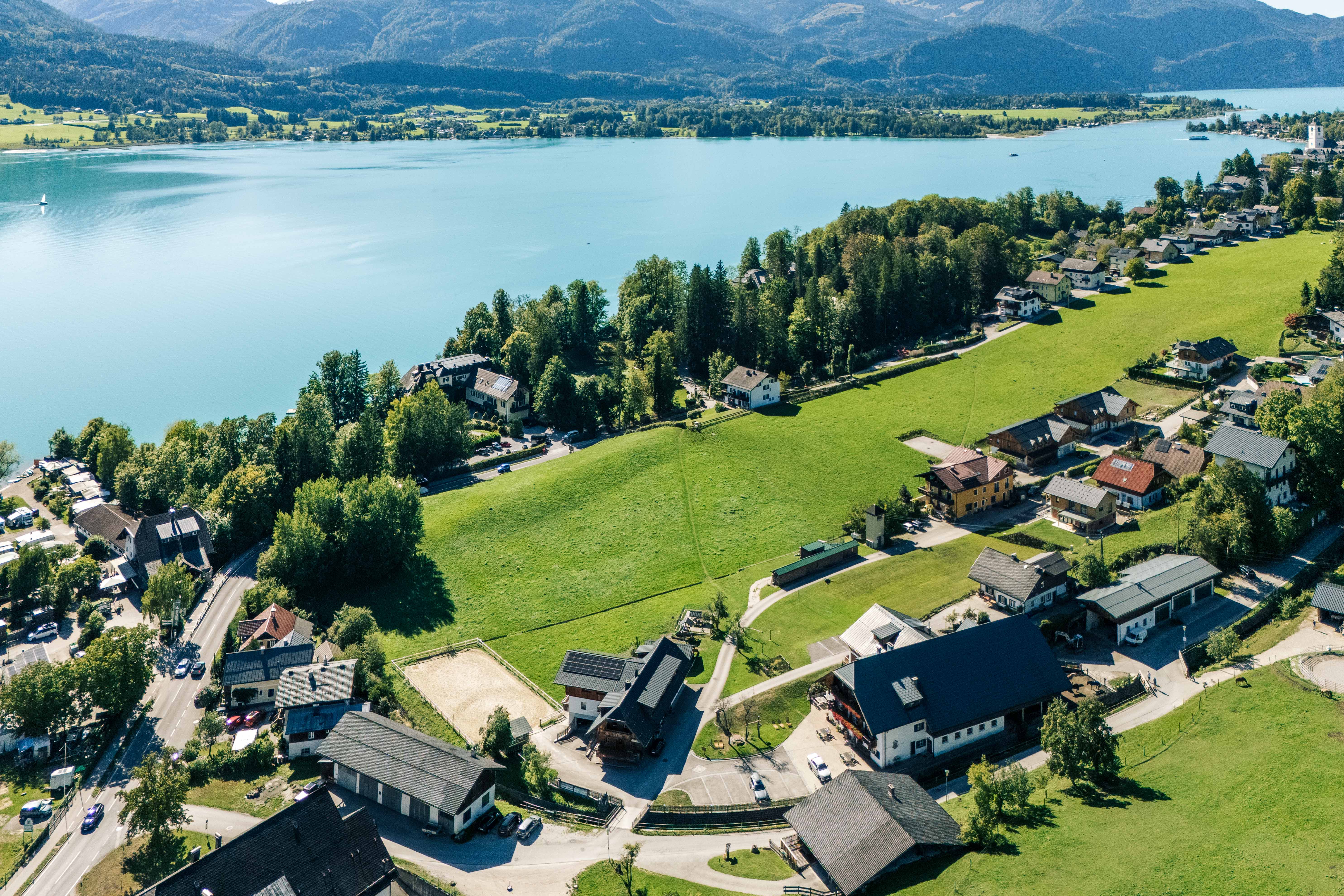 Luftaufnahme Wolfgangsee